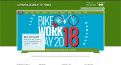 Desktop Screenshot of catonsvillerailstotrails.com